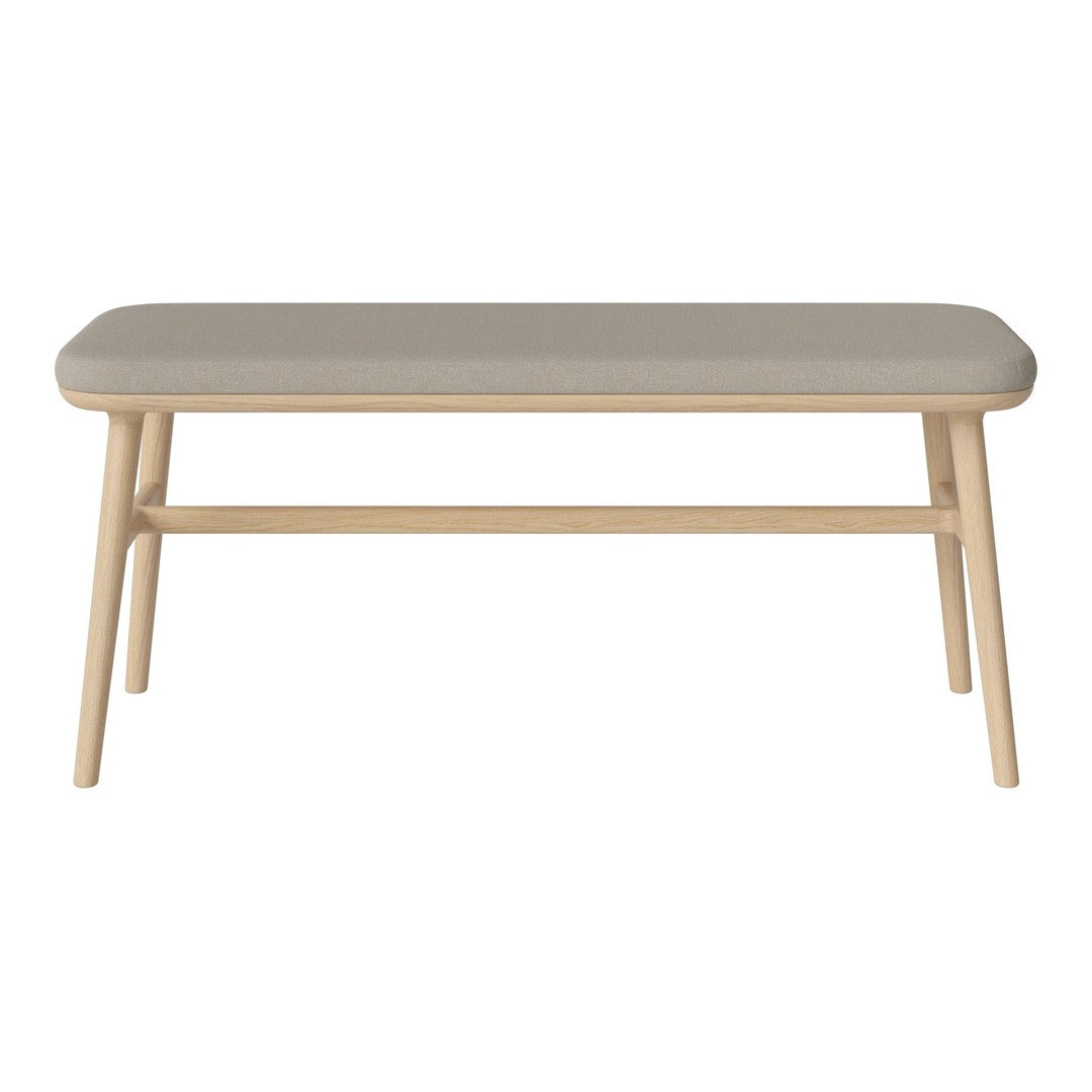 Light gray tabletop with smooth surface, complemented by natural wood legs in a minimalist design. Ideal for modern decor.