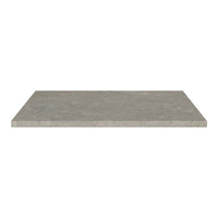 Gray concrete tabletop with a smooth, matte texture and minimalistic design. Perfect for modern decor.