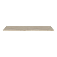 Light gray wooden shelf with a smooth, natural finish and subtle grain pattern. Ideal for minimalistic decor.