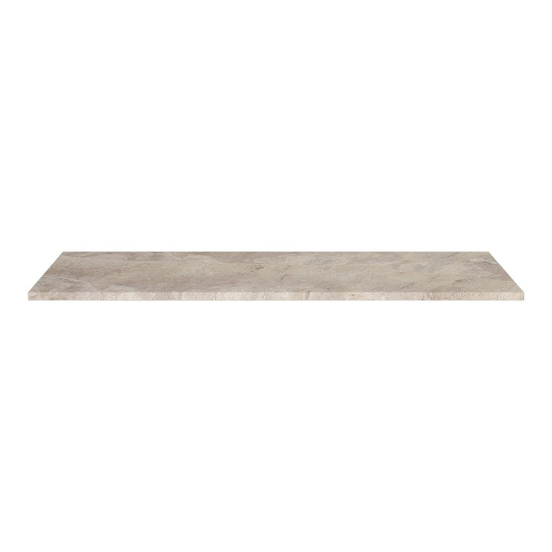 Light gray marble shelf with subtle veining, perfect for modern decor and minimalistic aesthetics.