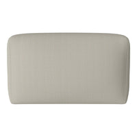 Light beige rectangular pillow with a subtle textured pattern, ideal for modern decor.