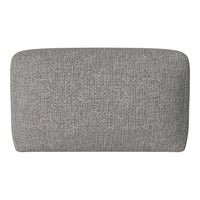 Gray textured pillow with a subtle woven pattern, perfect for modern home décor.