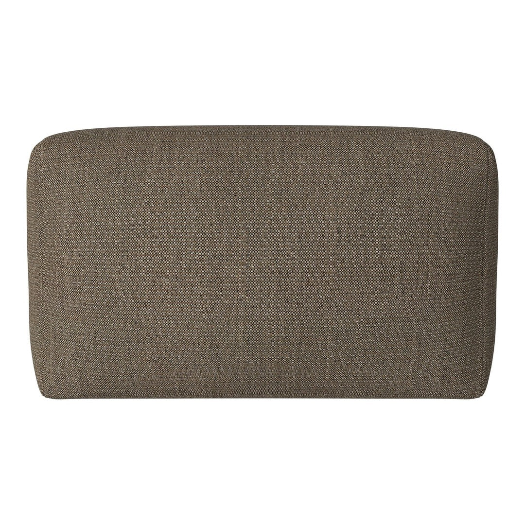 Textured brown pillow with a subtle woven pattern, perfect for adding warmth to any decor.