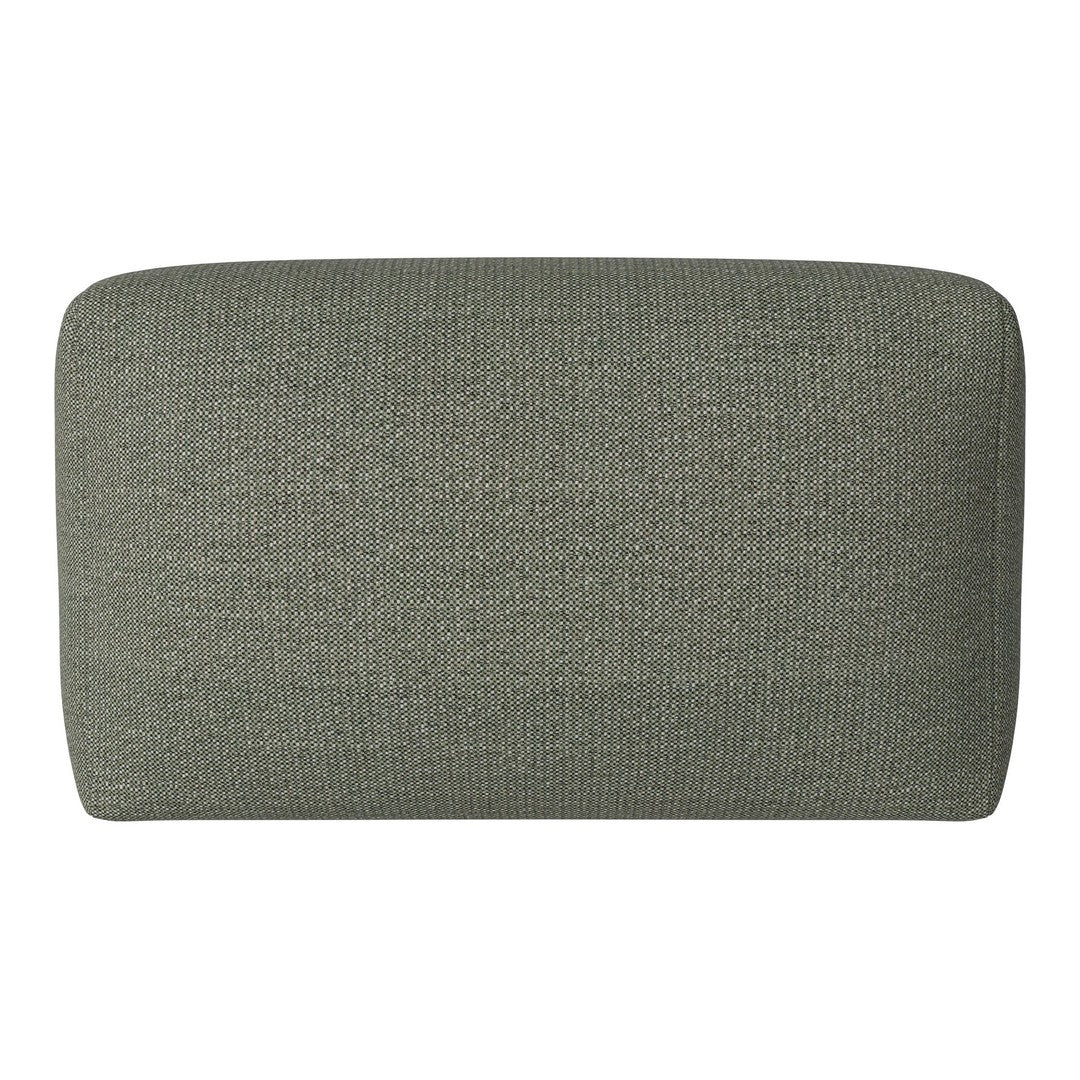 Olive green textured cushion with a subtle woven pattern, ideal for stylish home décor.
