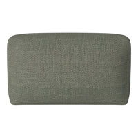 Olive green textured cushion with a subtle woven pattern, ideal for stylish home décor.