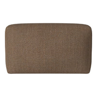 Brown textured pillow with a subtle woven pattern, perfect for adding warmth to any decor.