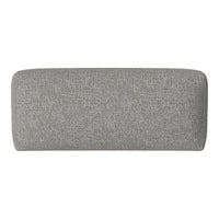 Gray fabric upholstery with a subtle textured pattern, perfect for modern home décor.