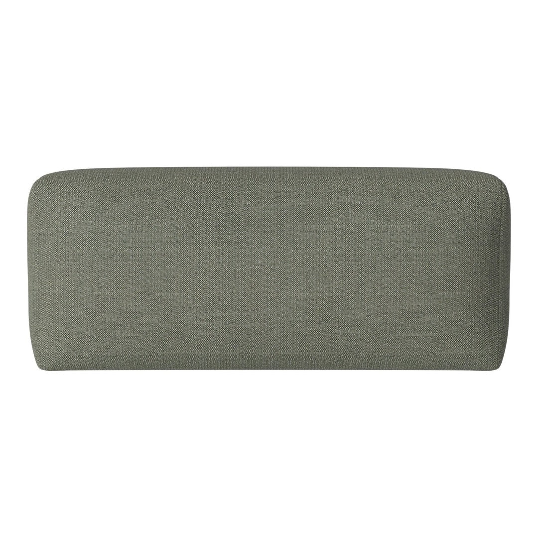 Soft green upholstery with a subtle textured pattern, perfect for modern home decor.