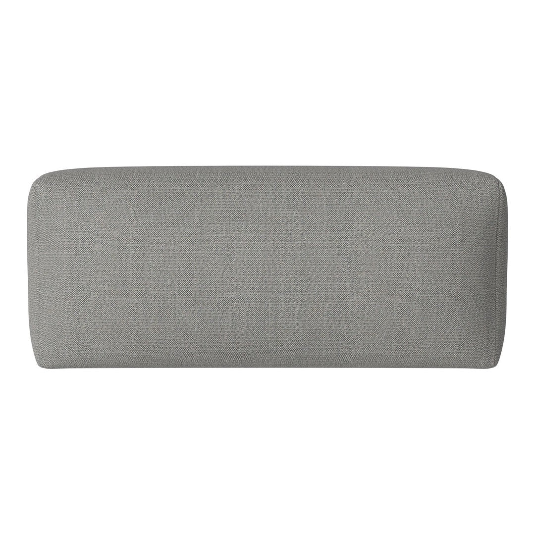 Light gray fabric with a smooth texture and minimal pattern, perfect for modern home decor.