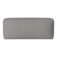 Light gray fabric with a smooth texture and minimal pattern, perfect for modern home decor.