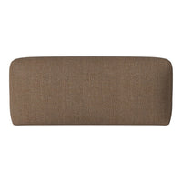 Brown textured cushion with a smooth, modern design, perfect for contemporary decor.
