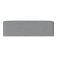 Gray rectangular cushion with a subtle textured pattern for modern decor. Perfect for enhancing any living space.