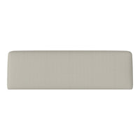 Soft beige rectangular cushion with subtle vertical texture pattern, perfect for modern decor.