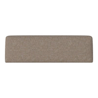 Brown textured upholstery fabric headboard, rectangular shape with a subtle, woven pattern. Ideal for modern decor.