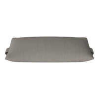 Gray rectangular cushion with a smooth, solid fabric texture and subtle stitching details. Ideal for modern decor.