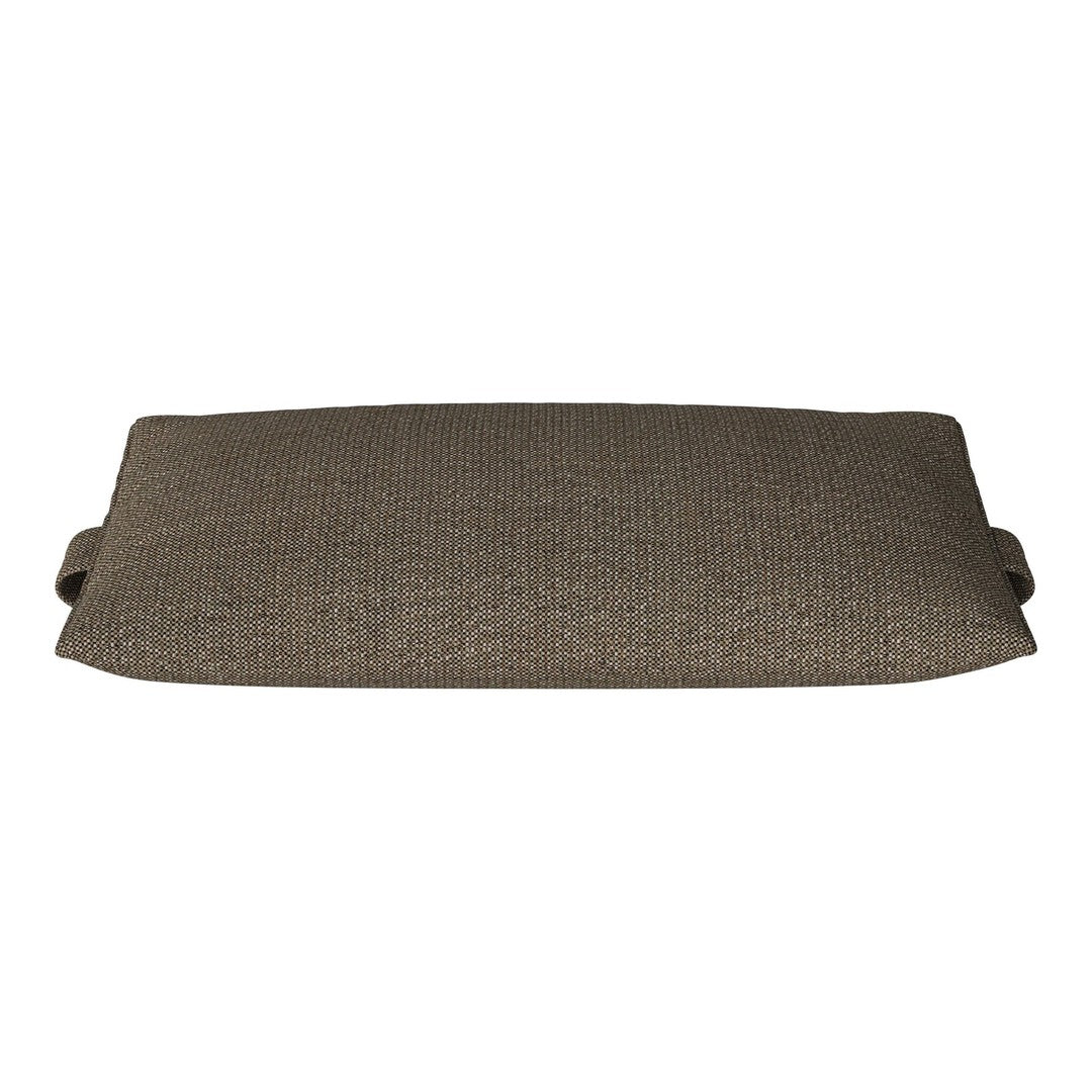 Brown textured cushion with a sleek, modern design perfect for adding warmth to any space.