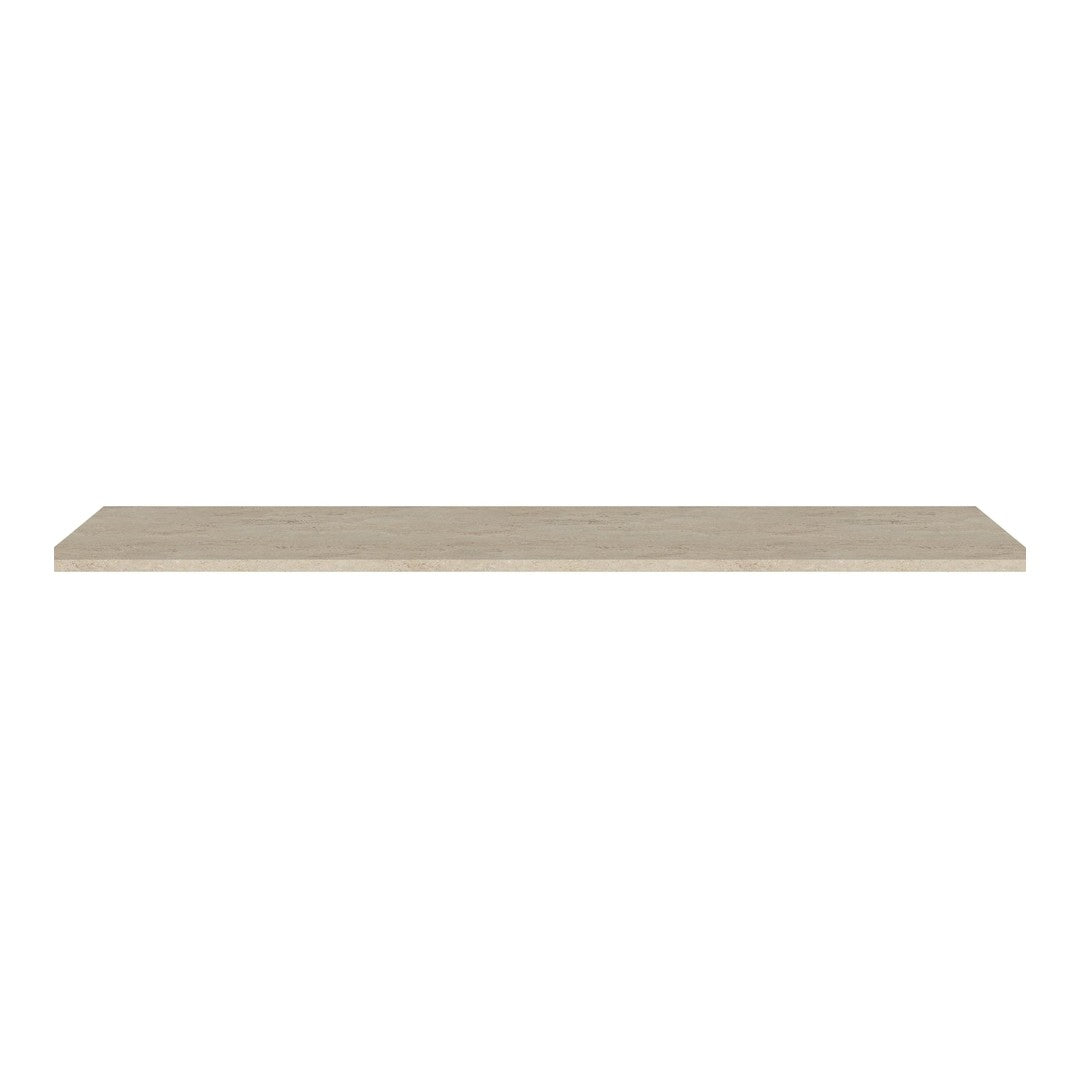 Light beige wooden shelf with a smooth, natural grain pattern, perfect for minimalistic decor.