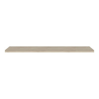 Light beige wooden shelf with a smooth, natural grain pattern, perfect for minimalistic decor.