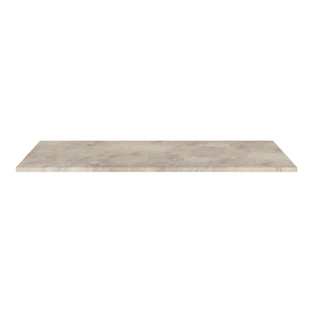 Light gray rectangular tabletop with subtle veining, featuring a smooth, matte surface ideal for modern decor.