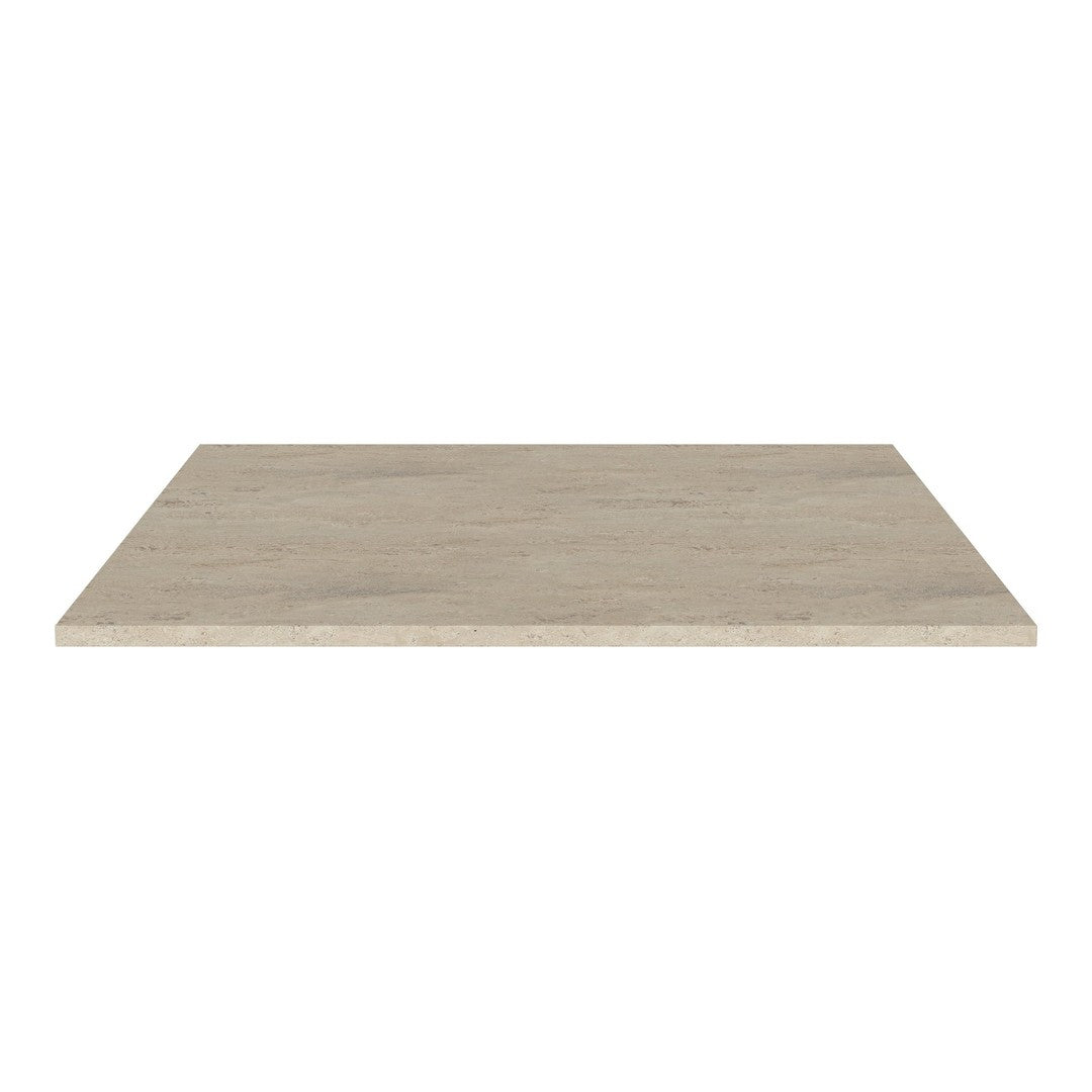 Light beige tabletop with a smooth, minimalistic finish, featuring a natural wood grain pattern.