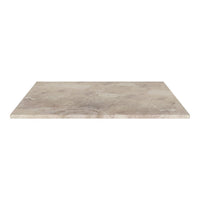 Elegant gray marble countertop with subtle veining and a smooth, polished finish. Perfect for modern interiors.