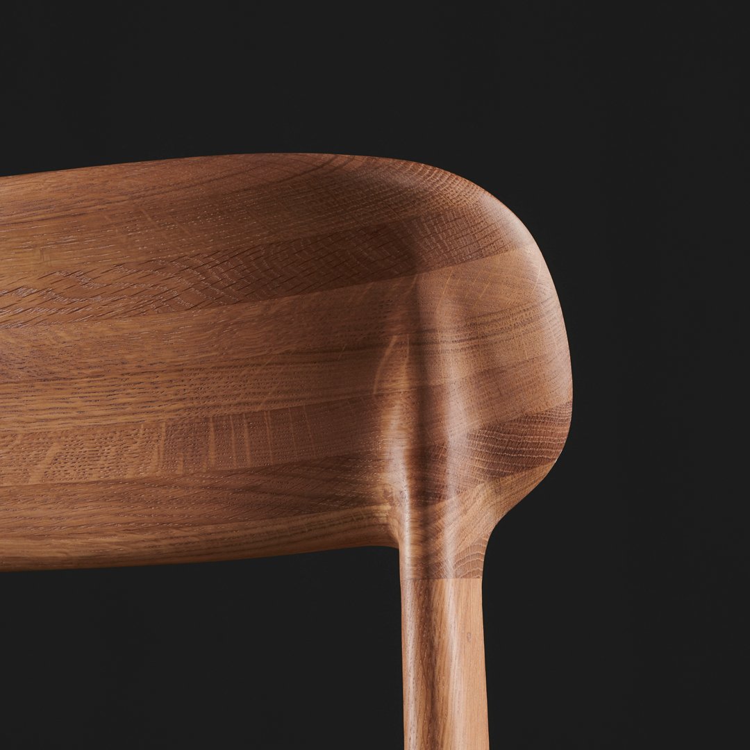 Tanka Chair - Seat Upholstered