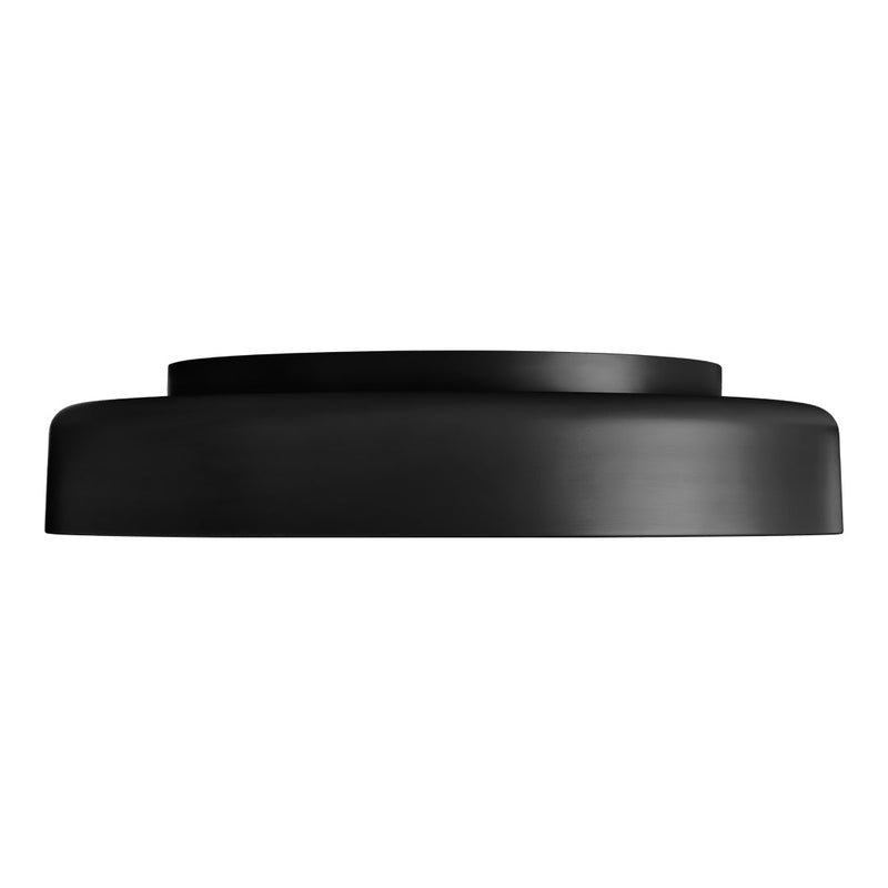 Sleek black round base with a smooth finish, ideal for modern decor and versatile applications.