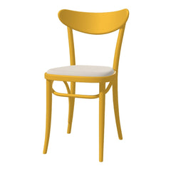 Banana Side Chair - Seat Upholstered - Beech Pigment Frame