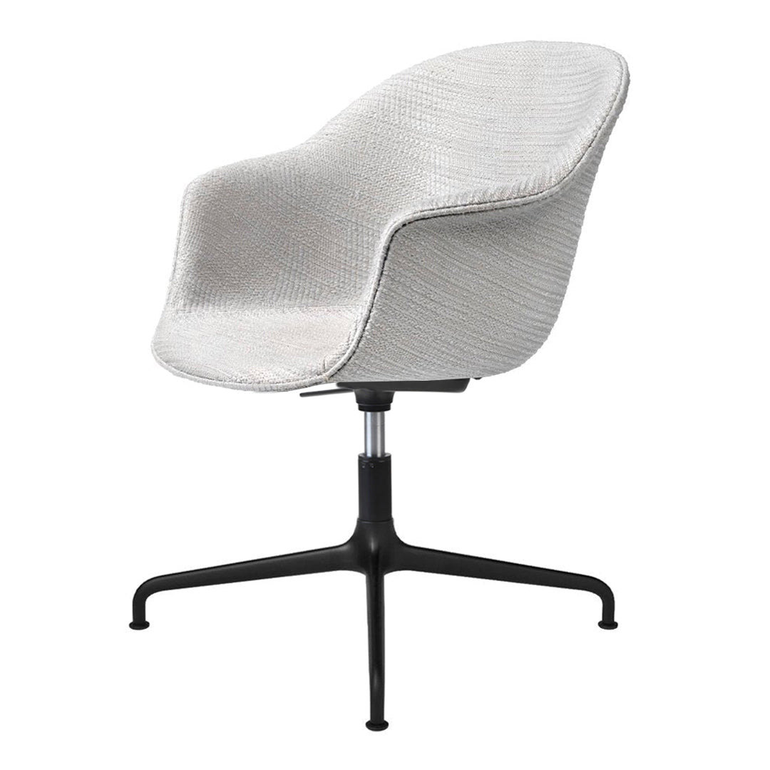 Bat Meeting Chair - 4-Star Base - Height Adjustable - Fully Upholstered