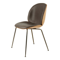 Beetle Dining Chair - Front Upholstered - Conic Base - 3D Veneer Shell