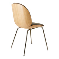 Beetle Dining Chair - Front Upholstered - Conic Base - 3D Veneer Shell