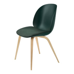 Beetle Dining Chair - Seat Upholstered - Oak Lacquered Base