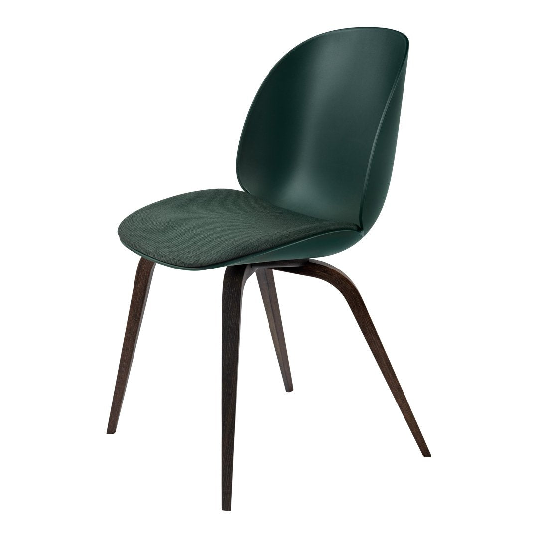Beetle Dining Chair - Seat Upholstered - Smoked Oak Base
