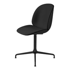 Beetle Meeting Chair - Black 4-Star Swivel Base - Front Upholstered