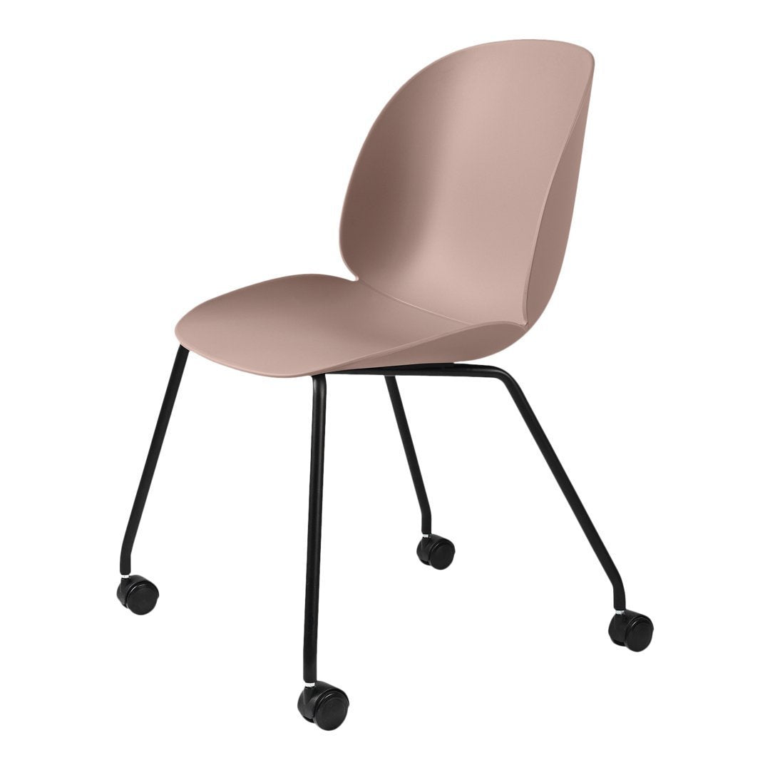 Beetle Meeting Chair - 4 Legs w/ Casters - Unupholstered