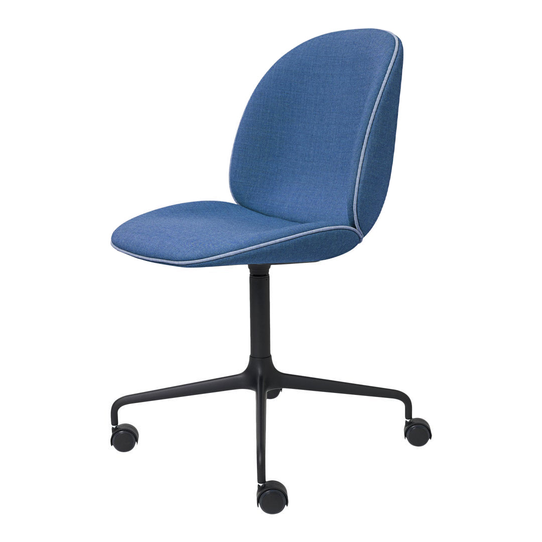 Beetle Meeting Chair - 4-Star Base w/ Casters - Fully Upholstered
