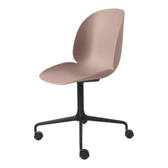 Beetle Meeting Chair - 4-Star Base w/ Castors - Unupholstered