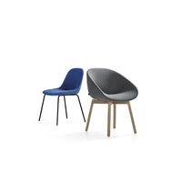 Beso Chair - 4 Legged, Steel Base