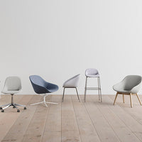 Beso Lounge Chair - Wood Base