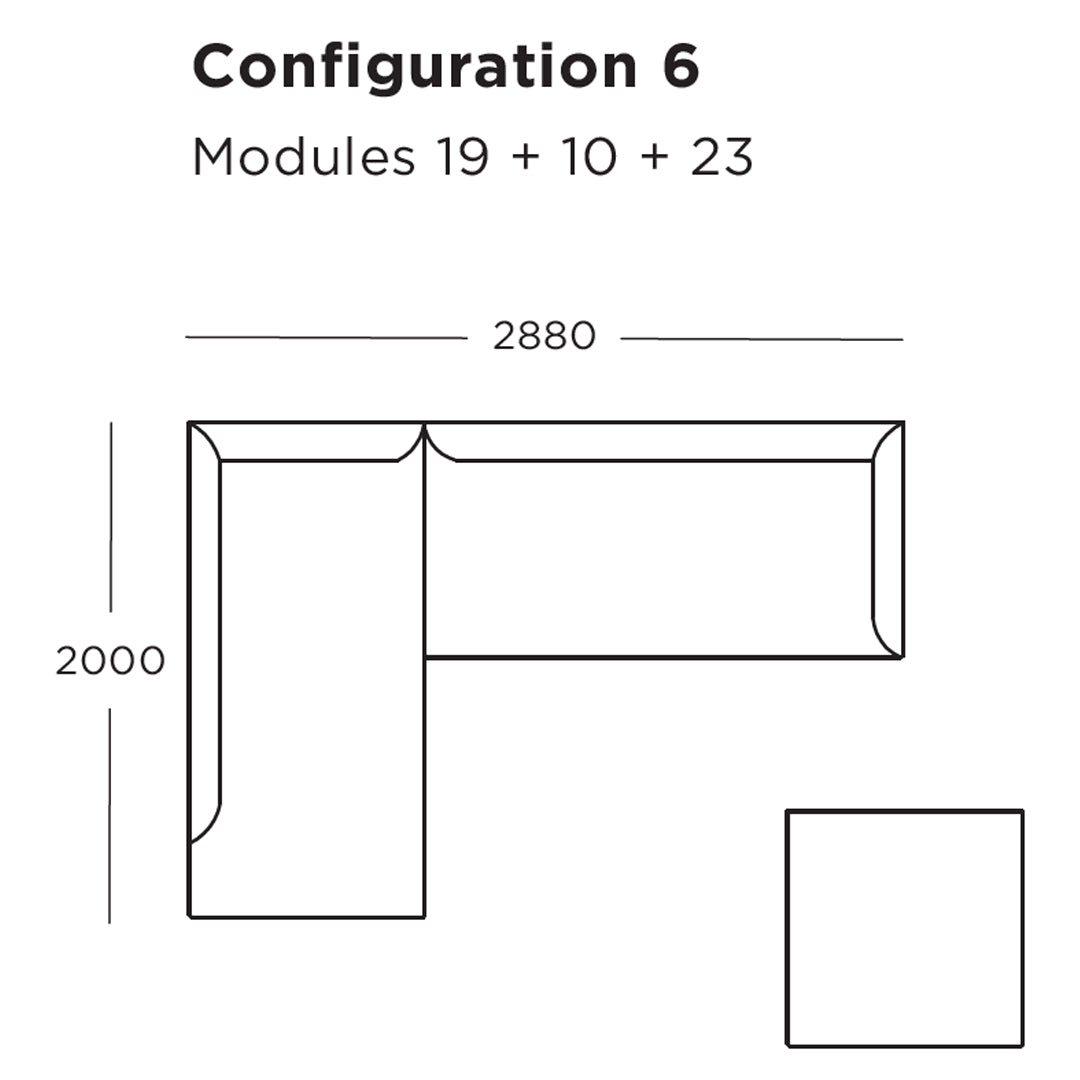 Blade Modular Sofa (Modules 9-16)