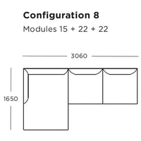 Blade Modular Sofa (Modules 9-16)
