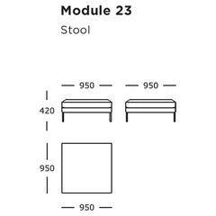 Blade Modular Sofa (Modules 17-23)