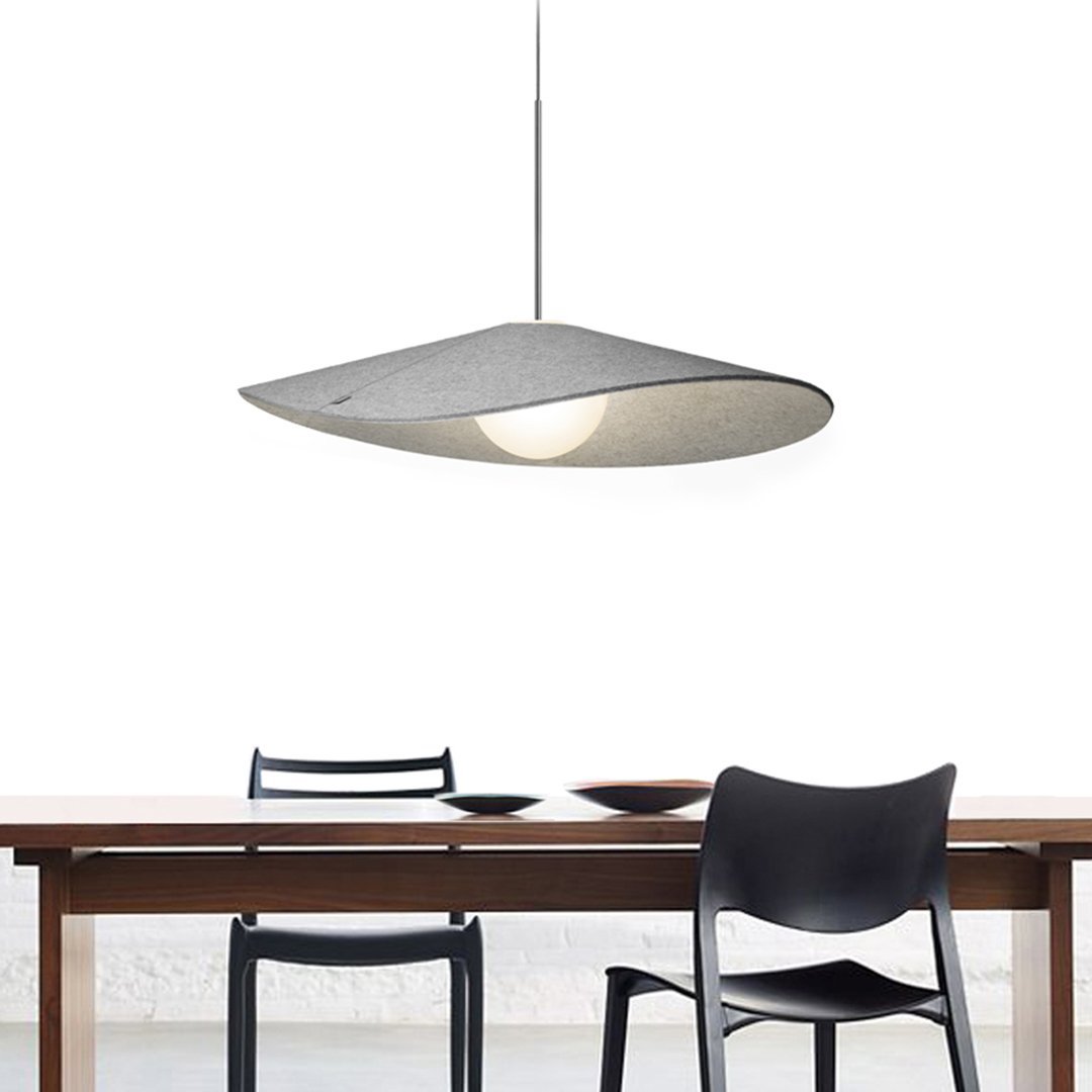 Bola Felt Pendant (Pebble/Grey)