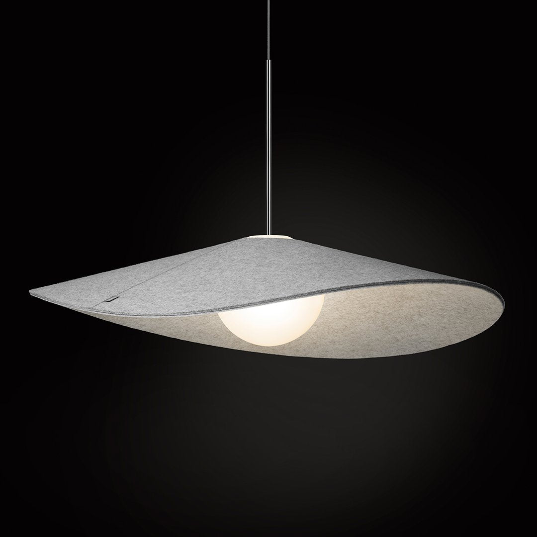 Bola Felt Pendant (Pebble/Grey)