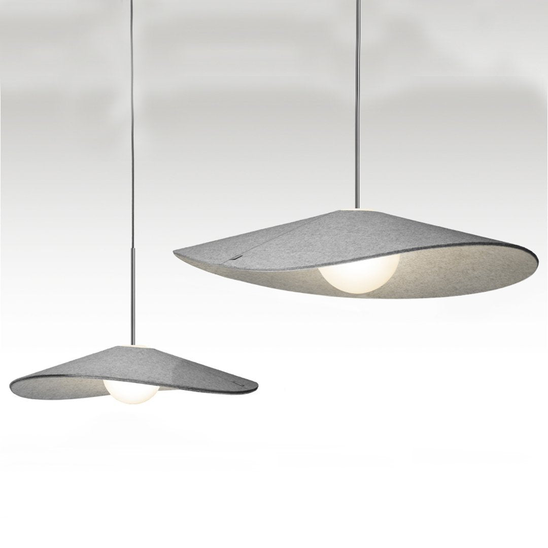 Bola Felt Pendant (Pebble/Grey)