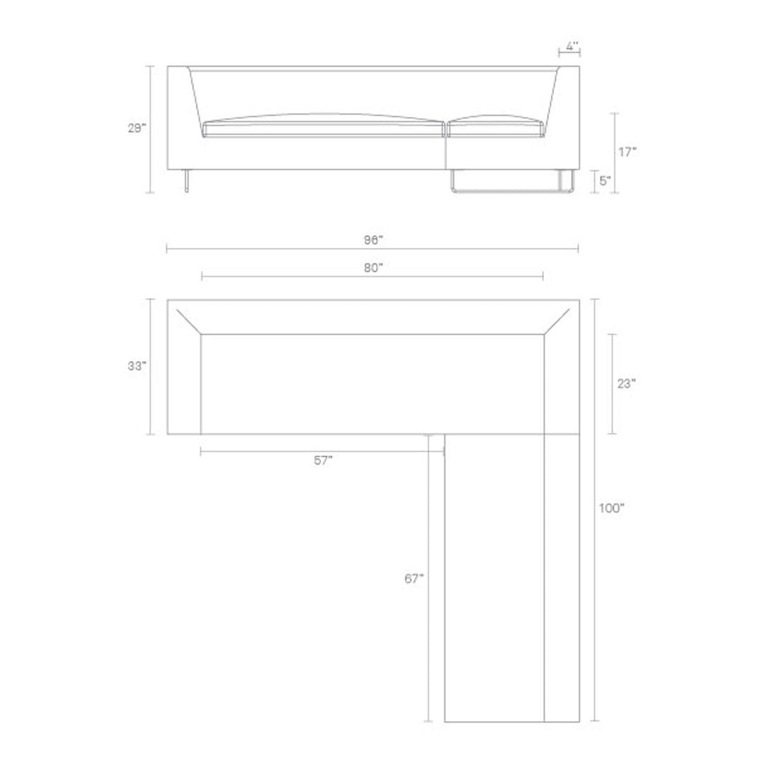 Bonnie & Clyde Sectional Sofa