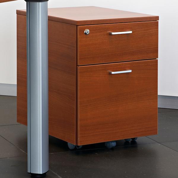 Mobile MFC Pedestal w/ Metal Runners & Wheels