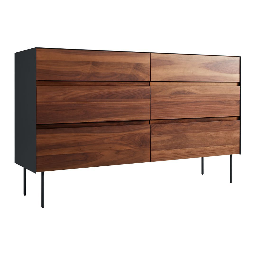 Clad 6 Drawer Dresser