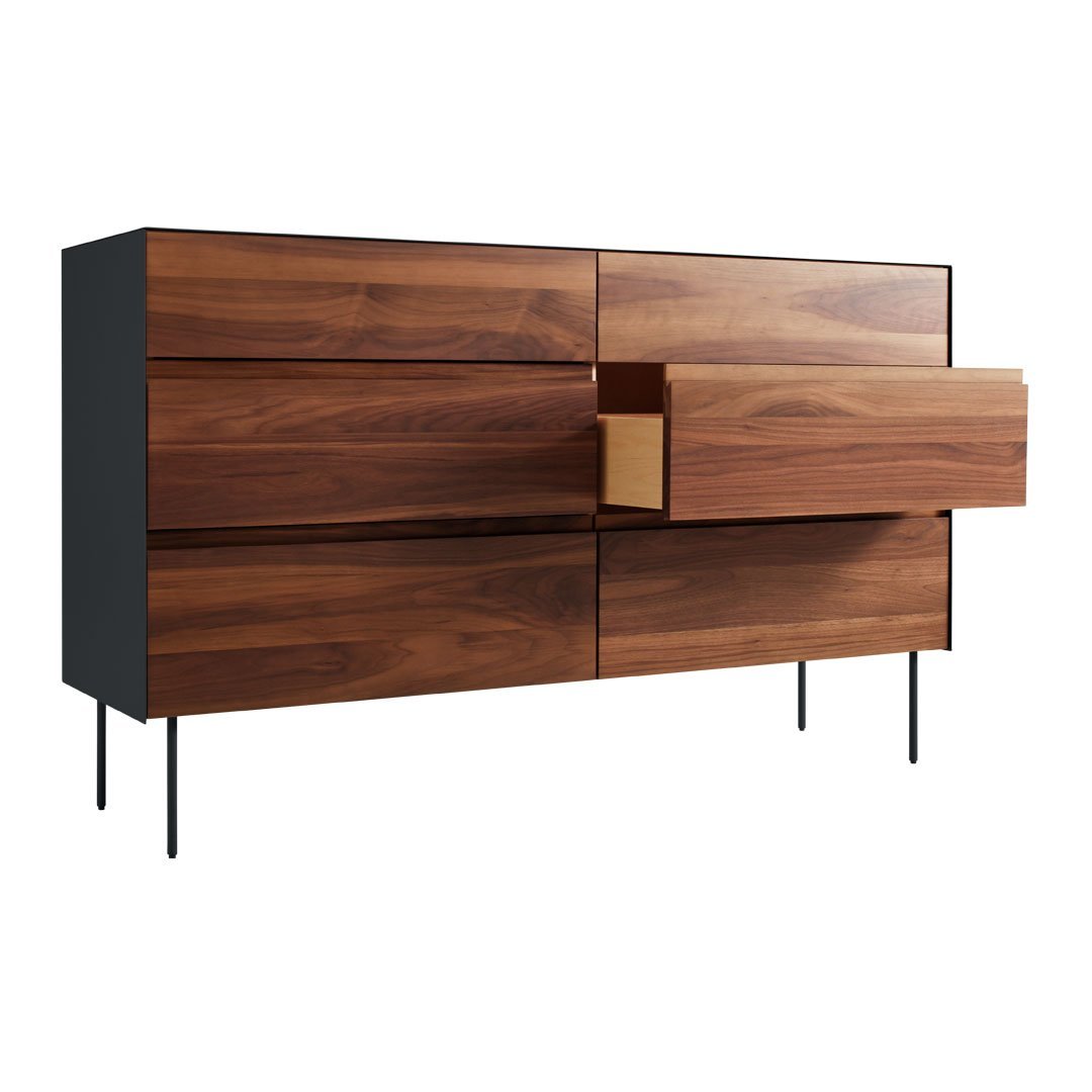 Clad 6 Drawer Dresser