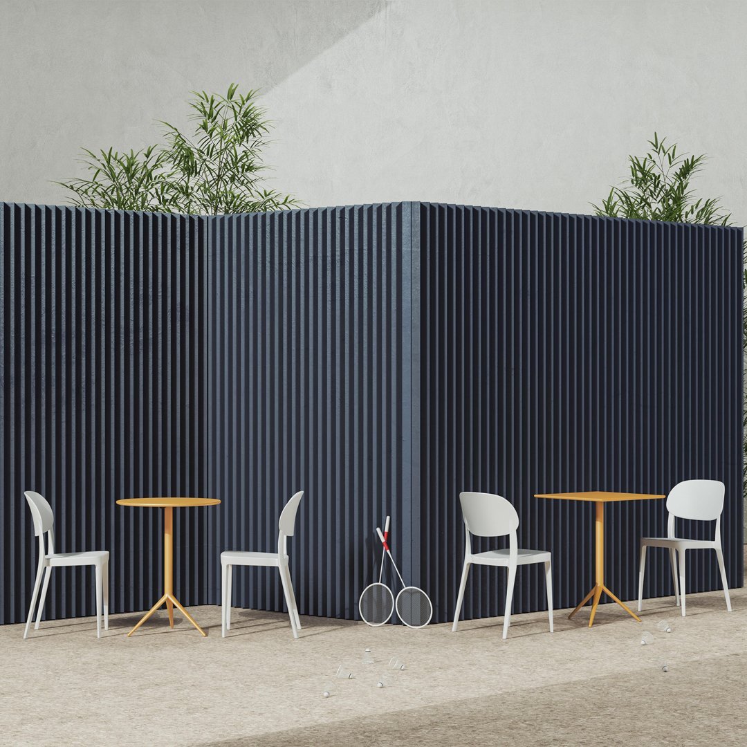 Amy Outdoor Side Chair - Stackable